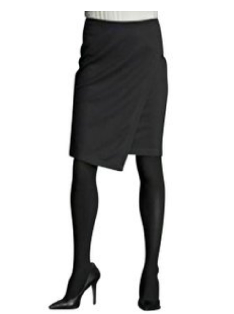 CAbi Black Asymmetrical Skirt